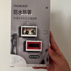 Waterproof Phone Box with Red and Black Interior